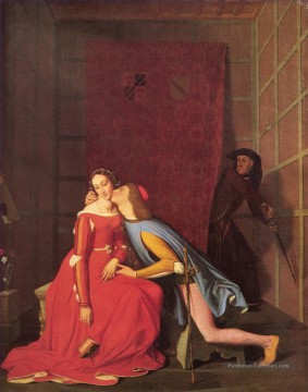  Jean Galerie - Paolo et Francesca 1819 néoclassique Jean Auguste Dominique Ingres